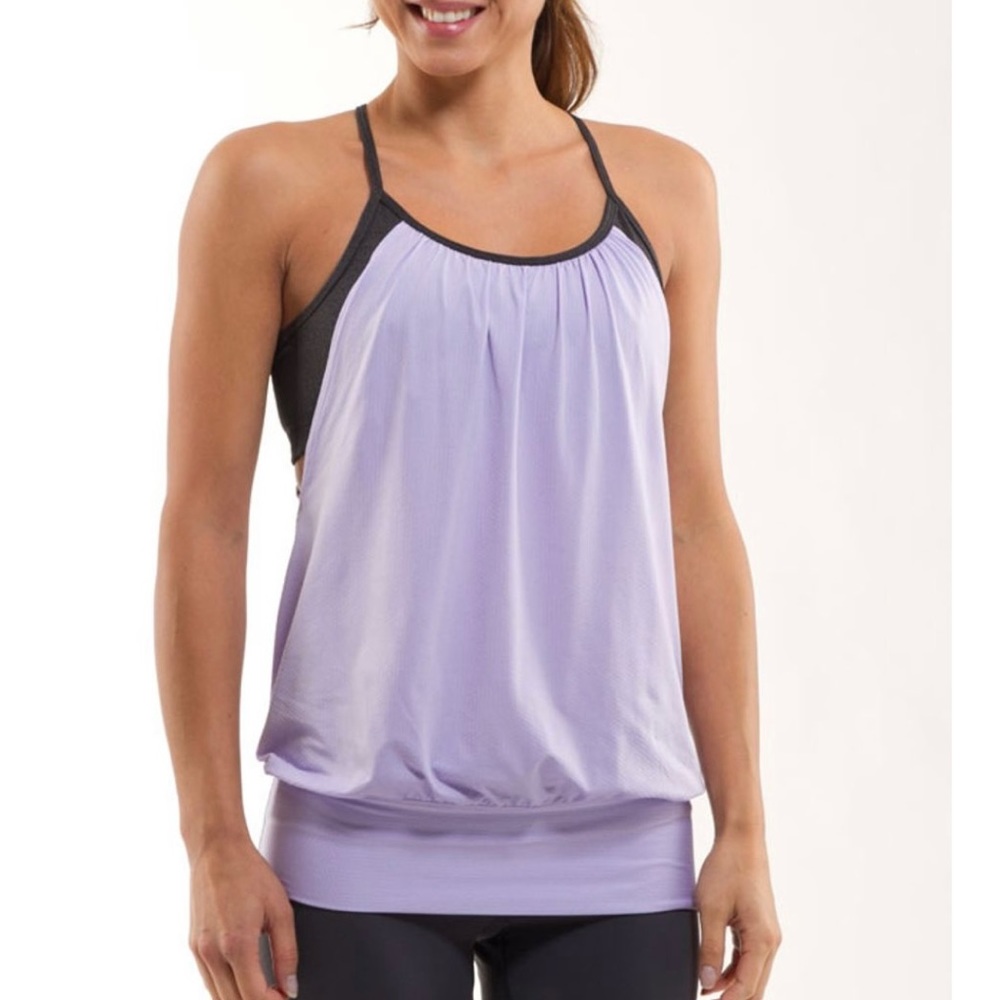 Lululemon No Limit Sport yoga tank Lolo purple size 8